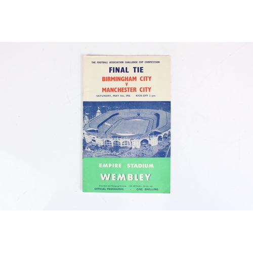 633 - Football Programmes - Six 1950s FA Cup Final programmes to include 1954, 1955, 1956, 1957, 1958 and ... 