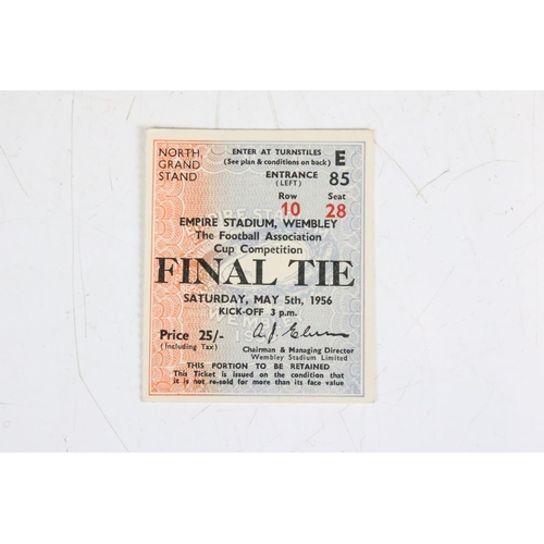 633 - Football Programmes - Six 1950s FA Cup Final programmes to include 1954, 1955, 1956, 1957, 1958 and ... 