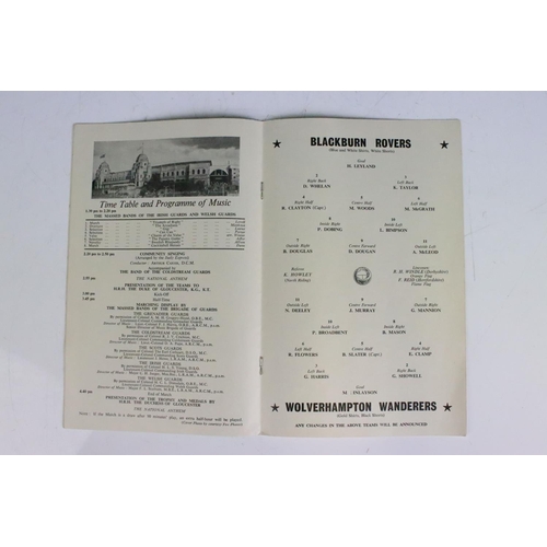 634 - Football Programmes - A run of 10 FA Cup Final programmes from 1960 to 1969, overall condition vg wi... 