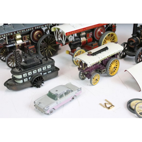 275 - Diecast including Corgi Fowler, traction engines.