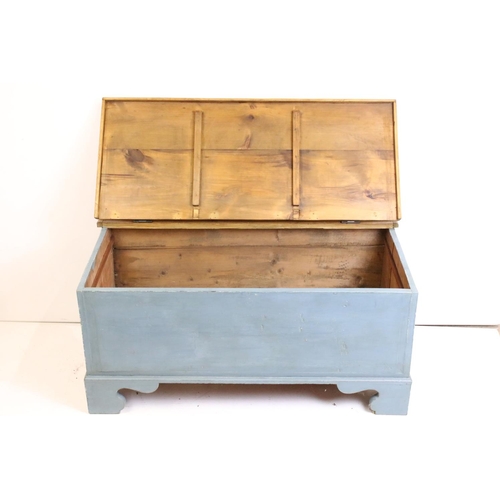 516 - Large Victorian blanket box, 105cm long x 48cm high