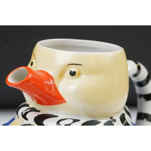 1 - Mabel Lucie Attwell for Shelley novelty duck teapot & cover, approx 18cm high