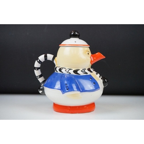 1 - Mabel Lucie Attwell for Shelley novelty duck teapot & cover, approx 18cm high