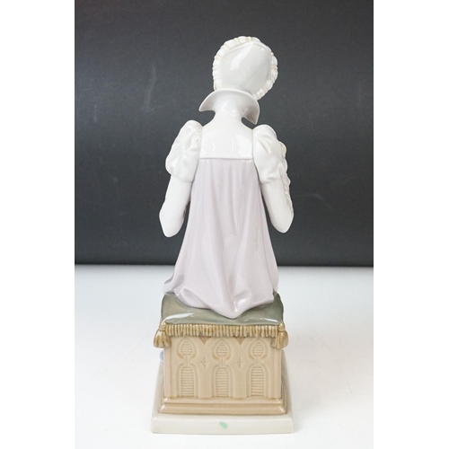 17 - Lladro figurine 5126 “Sewing a Trousseau”, approx 29cm high