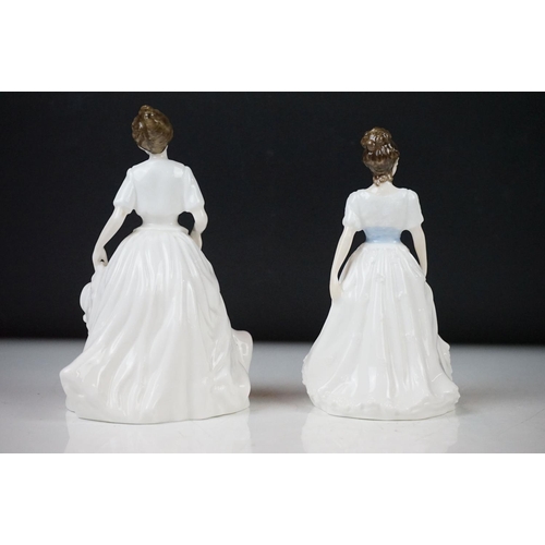 39 - Seven Royal Doulton International Collectors Club porcelain lady figures to include 3 x Sentiments f... 