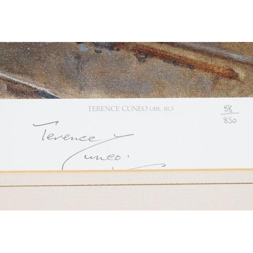 393 - Terence Cuneo (1907 - 1996), ' King George V ', limited edition print 58/850, signed in pencil lower... 