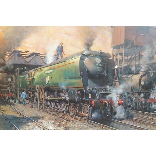 393 - Terence Cuneo (1907 - 1996), ' King George V ', limited edition print 58/850, signed in pencil lower... 