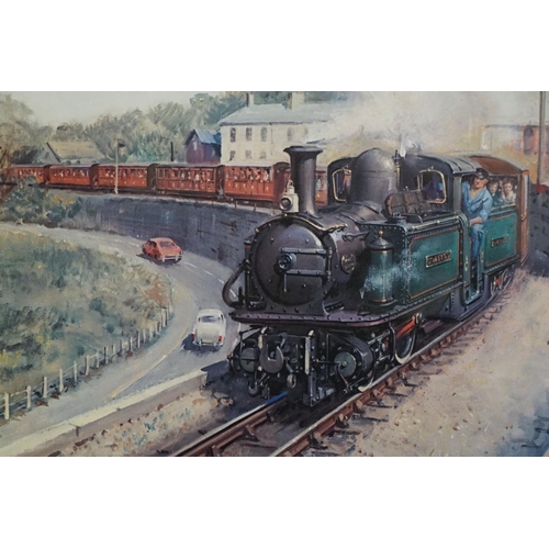 394 - Terence Cuneo (1907 - 1996),  ' The Golden Arrow ', limited edition print 158/850, signed in pencil ... 