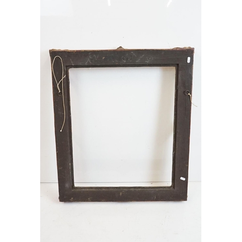 418 - Swept gilt picture frame, 66 x 77cm overall