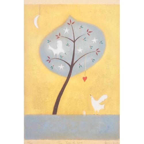 440 - Adam Barsby (British b.1969), Pair of Signed Limited Edition Prints of Doves in Trees titled ' The T... 