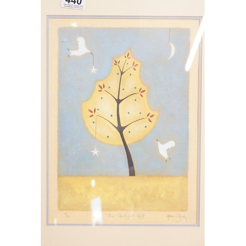 440 - Adam Barsby (British b.1969), Pair of Signed Limited Edition Prints of Doves in Trees titled ' The T... 