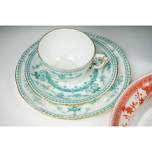 81 - 19th century onwards tea ware to include 2 x early 19th century Crown Derby Imari pattern teacups & ... 