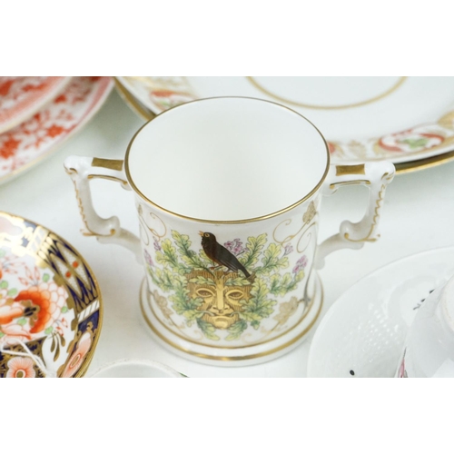 81 - 19th century onwards tea ware to include 2 x early 19th century Crown Derby Imari pattern teacups & ... 