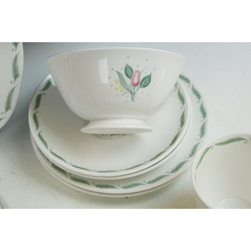 87 - Susie Cooper 'Fragrance' tea set (pattern no. C485) to include 6 teacups & saucers, 6 tea plates, su... 