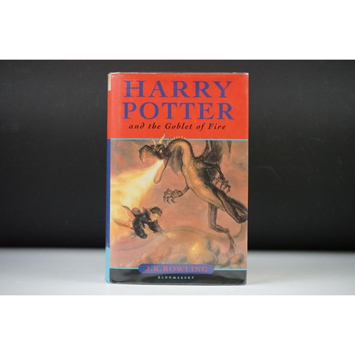 370 - Harry Potter & the Goblet of Fire, 1st edition hardback book with DJ, with 1st print errors that wer... 