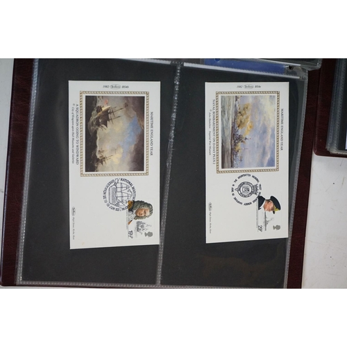 373 - A large collection of First Day Covers contained within fifteen albums to include Concorde and Railw... 