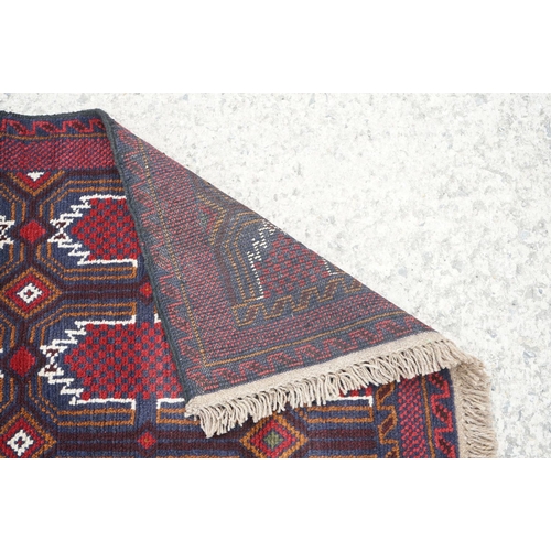 503 - New Baluchi Woollen Rug, 142cm x 80cm