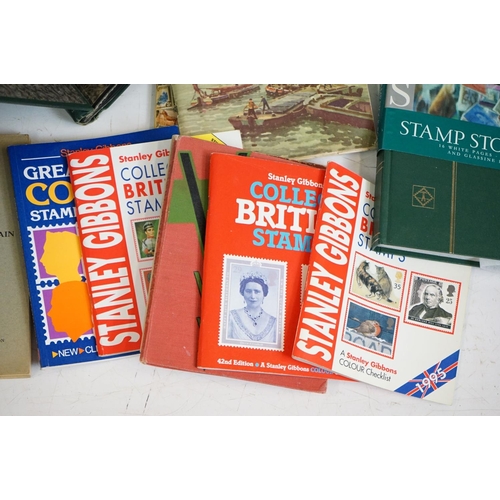 359 - A collection of British, World and Commonwealth stamps, all contained within albums together with St... 