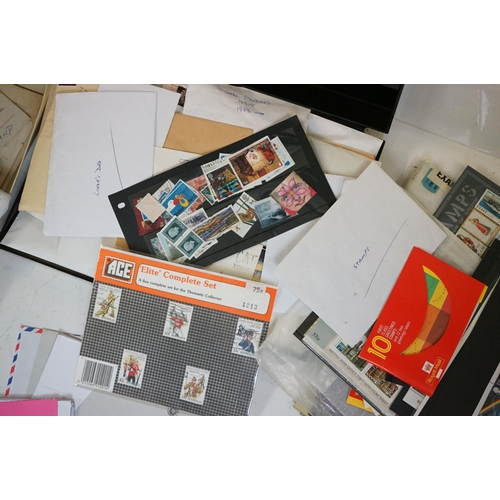 360 - A collection of mainly British and World stamps, mostly loose together with First Day Covers And Pre... 