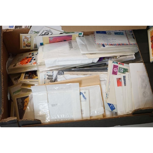 361 - A large collection of mainly British First Day Covers And PHQ cards contained within two boxes.