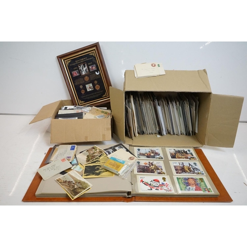 362 - A large collection of mainly British First Day Covers And PHQ cards together with a quantity of post... 