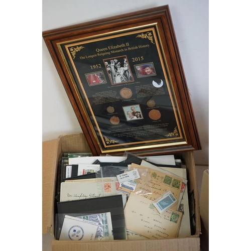 362 - A large collection of mainly British First Day Covers And PHQ cards together with a quantity of post... 