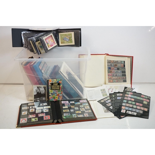 364 - A large collection of British, World and Commonwealth stamps, contained within albums to include min... 