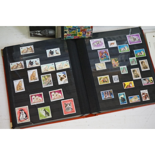 364 - A large collection of British, World and Commonwealth stamps, contained within albums to include min... 