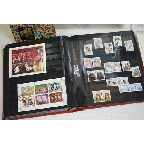 364 - A large collection of British, World and Commonwealth stamps, contained within albums to include min... 