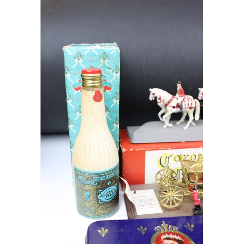 107 - Mixed Royal commemorative ceramics & collectables to include a boxed Lesney Coronation Coach, Cresce... 