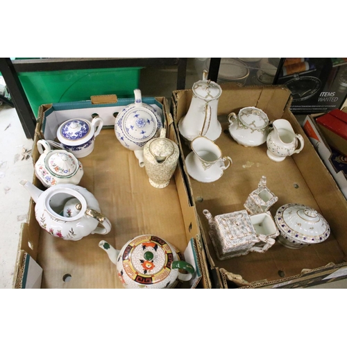 108 - Collection of 19th century onwards tea & coffee ware, 20 pieces, to include T Haviland Limoges (thre... 