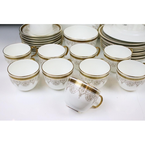 109 - Late 19th / early 20th century Hancock's China tea set, with gilt & foliate decoration, pattern no. ... 