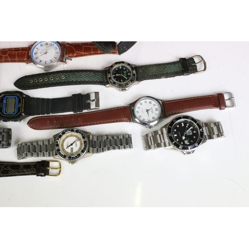 278 - Collection of vintage watches including LCD, Swiss Made, Seiko etc.