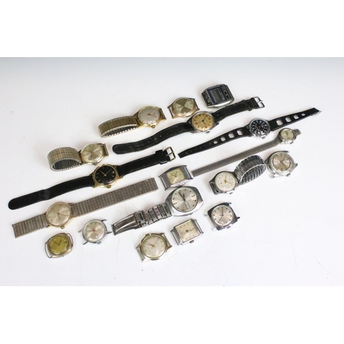 285 - Collection of vintage watches including Seiko, Oris Aristo, Sekonda Auto etc.