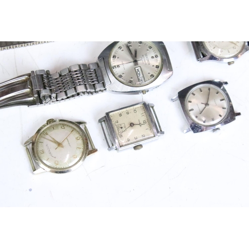 285 - Collection of vintage watches including Seiko, Oris Aristo, Sekonda Auto etc.