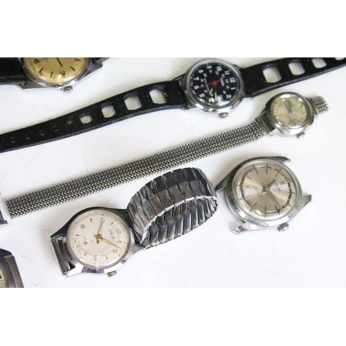 285 - Collection of vintage watches including Seiko, Oris Aristo, Sekonda Auto etc.