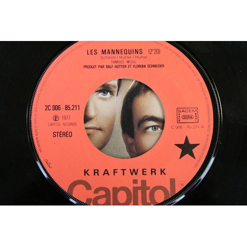 83 - Vinyl - 7 Kraftwerk singles including demos, promos, rarities and foreign pressings, to include: The... 