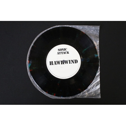 86 - Vinyl - Hawkwind Sonic Attack.  Original UK 1973 demo / promo only single sided issue. These copies ... 