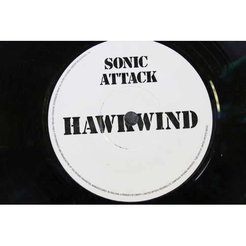 86 - Vinyl - Hawkwind Sonic Attack.  Original UK 1973 demo / promo only single sided issue. These copies ... 