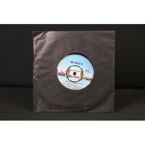 89 - Vinyl - 8 Paul McCartney demo promo / factory sample 7” singles to include: Mull Of Kintyre (promo o... 