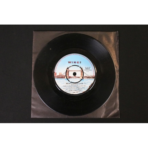 89 - Vinyl - 8 Paul McCartney demo promo / factory sample 7” singles to include: Mull Of Kintyre (promo o... 