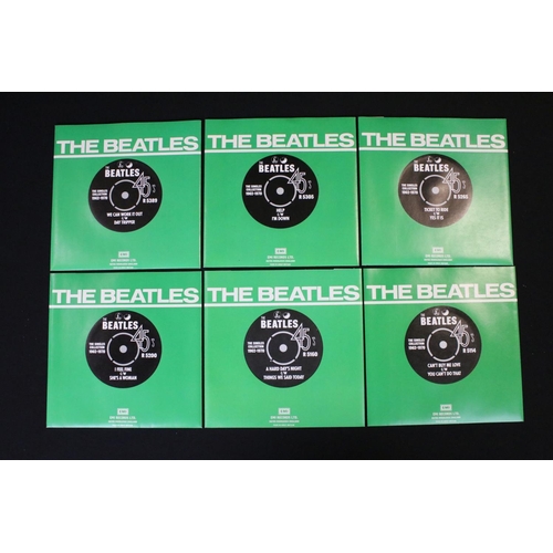 93 - Vinyl - The Beatles The Singles Collection 1962 - 1970. Original UK 1976 22 7” singles promo yellow ... 