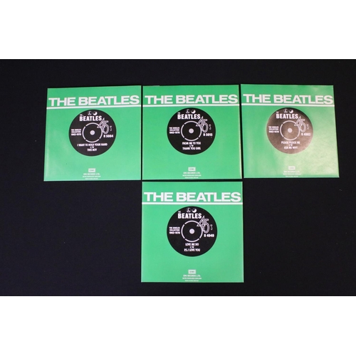 93 - Vinyl - The Beatles The Singles Collection 1962 - 1970. Original UK 1976 22 7” singles promo yellow ... 