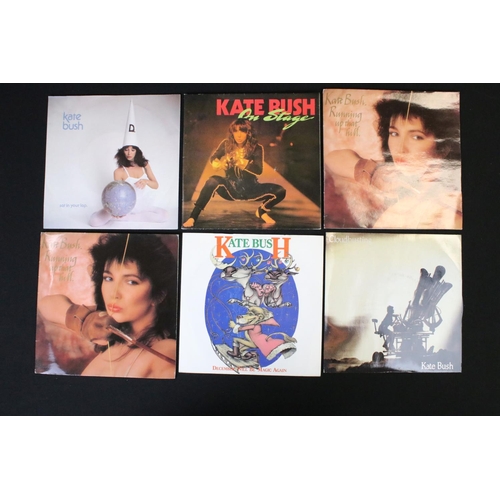 94 - Vinyl - 9 original Kate Bush UK 7” including 3 demo promos and others to include: Wuthering Heights ... 