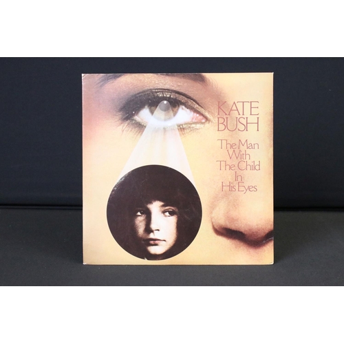 94 - Vinyl - 9 original Kate Bush UK 7” including 3 demo promos and others to include: Wuthering Heights ... 