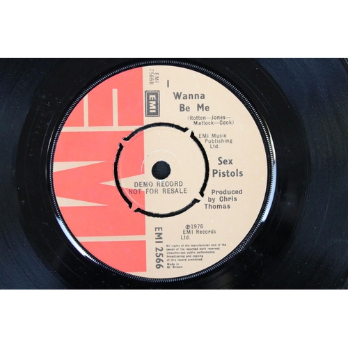 99 - Vinyl - Sex Pistols - Anarchy In The UK. Original UK 1st pressing demo promo on EMI Records EMI 2566... 