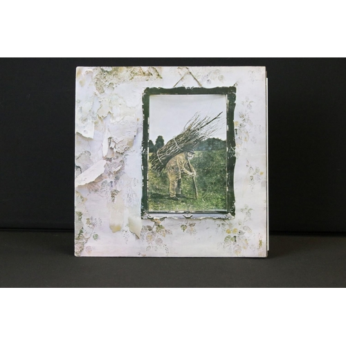 109 - Vinyl - Led Zeppelin IV LP on Atlantic records 2401012. UK 5th issue, B-side has title as 'Misty Mou... 