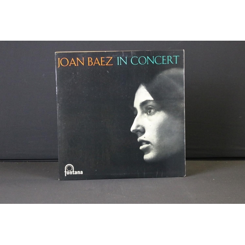 142 - Vinyl - 17 mainly 60's & 70's Joan Baez LPs.  Condition varies