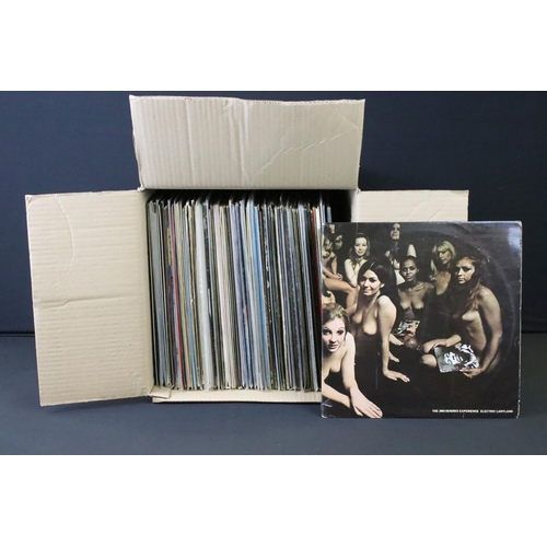 128 - Vinyl - Over 70 Rock & Pop LPs to include Jimi Hendrix Electric Ladyland, The Beatles, Crosby Stills... 