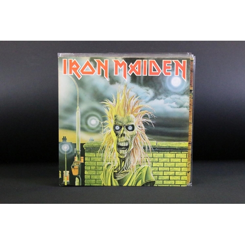 270 - Vinyl - 16 Rock & Metal LPs to include Iron Maiden x 2 (Live After Death and Self Titled), Alice Coo... 